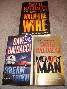 3 BALDACCI BOOKS, $10.