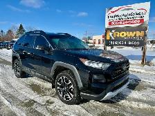 2019 Toyota RAV4 CLEAN CARFAX! AWD! TRAIL! SUNROOF! LEATHER!