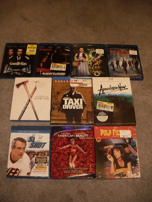 BRAND-NEW UNOPENED BLU-RAYS, $10 - Photo 2