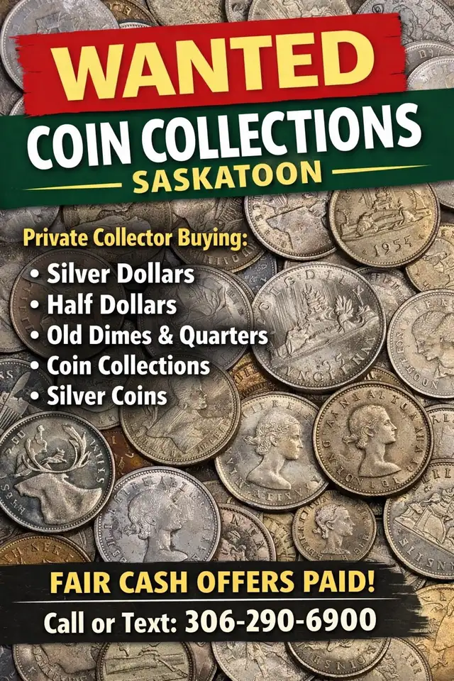 Wanted local coin collector buying collections