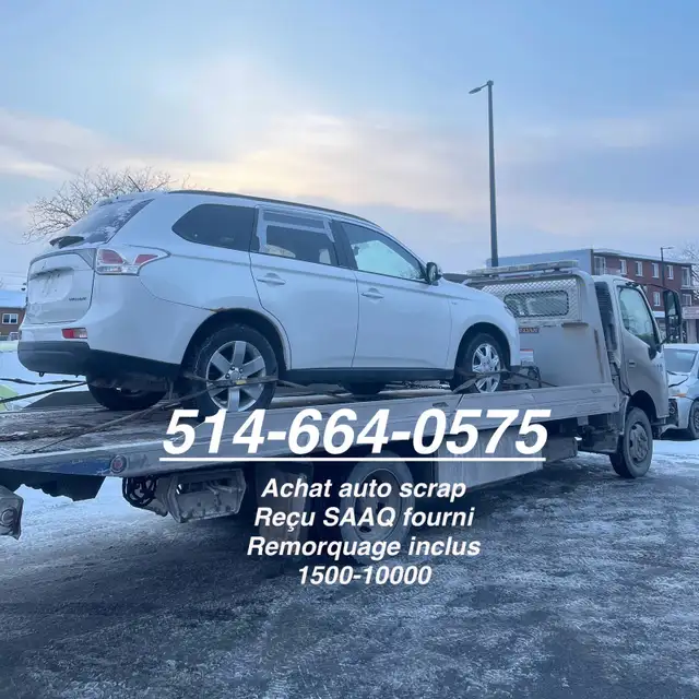ACHAT AUTO SCRAP / TOWING GRATUIT / RECU SAAQ / PAIE CASH - Photo 3