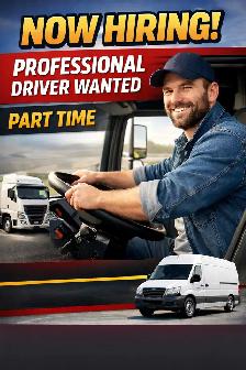 Need a driver part time