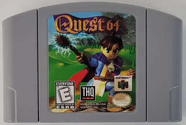 Quest 64 (Nintendo N64, 1998) Game Cartridge Only