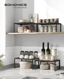 2-Tier Metal Cabinet Shelf Organizers - Photo 2