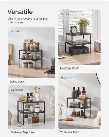 2-Tier Metal Cabinet Shelf Organizers - Photo 5