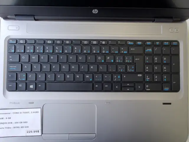 Hp Probook 650 G3, core i5 7ème génération, 8GB,256GB SSD,Win 11 - Photo 2