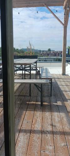 Bureau à louer - Grande terrasse sur le toit