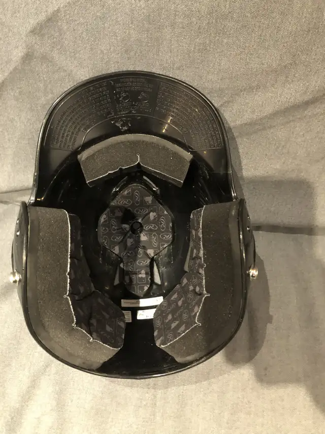 rawlings baseball helmet Like New fits 6&1/2-7&1/2 $25 black - Photo 4