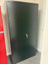 Metal Storage Cabinet with Lock –  Excellent Condition