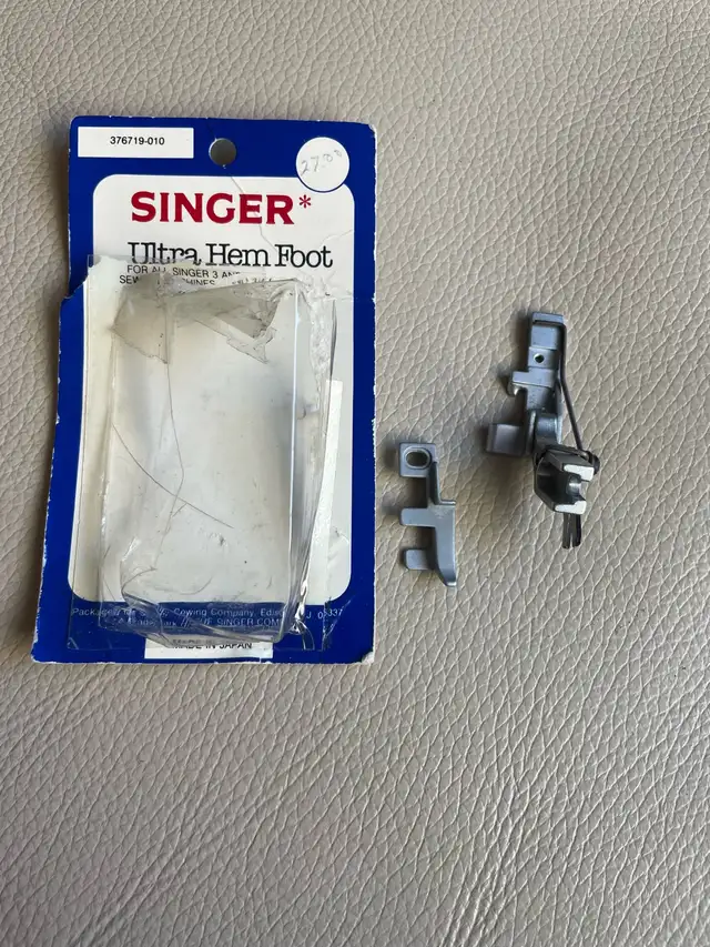 Singer Ultra Hem Sewing Machine Attachment