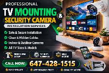 Professional TV Mounting Service – Call 647-428-1515