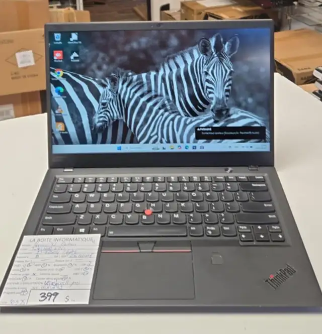 Laptop Lenovo X1 Carbon i5-8250u 8Go SSD 256Go NVMe HDMI Backlit