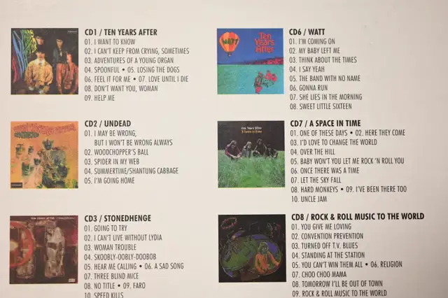 CD TEN YEARS AFTER 1967 - 1974 10CD Box Set Limited Edition USED - Photo 4