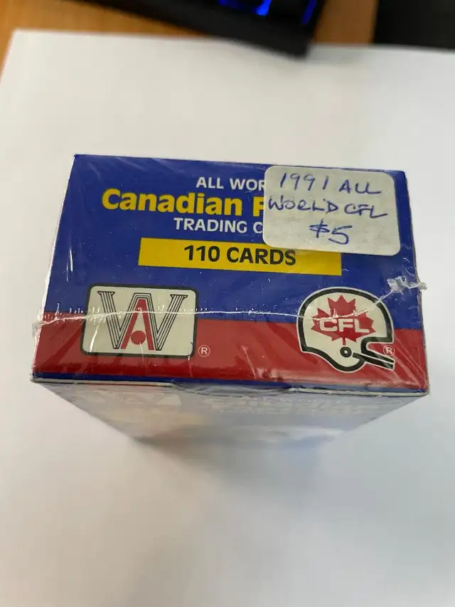 1991 All World CFL Sealed Factory Set (Cards #1-110) - Photo 2