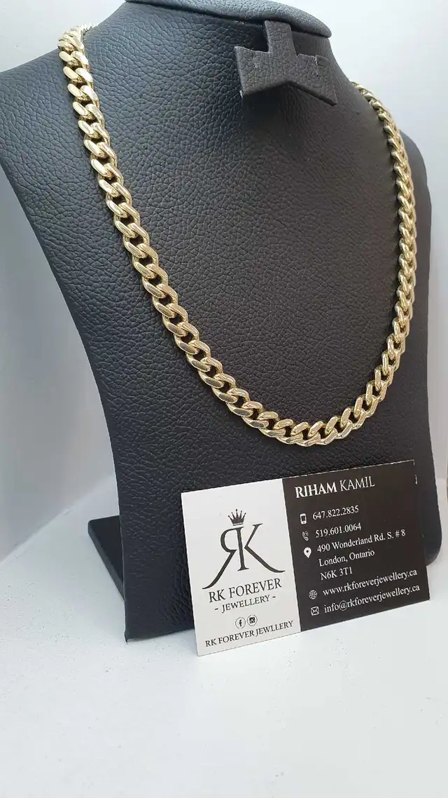 14k yellow gold chain # 367_16 - Photo 3