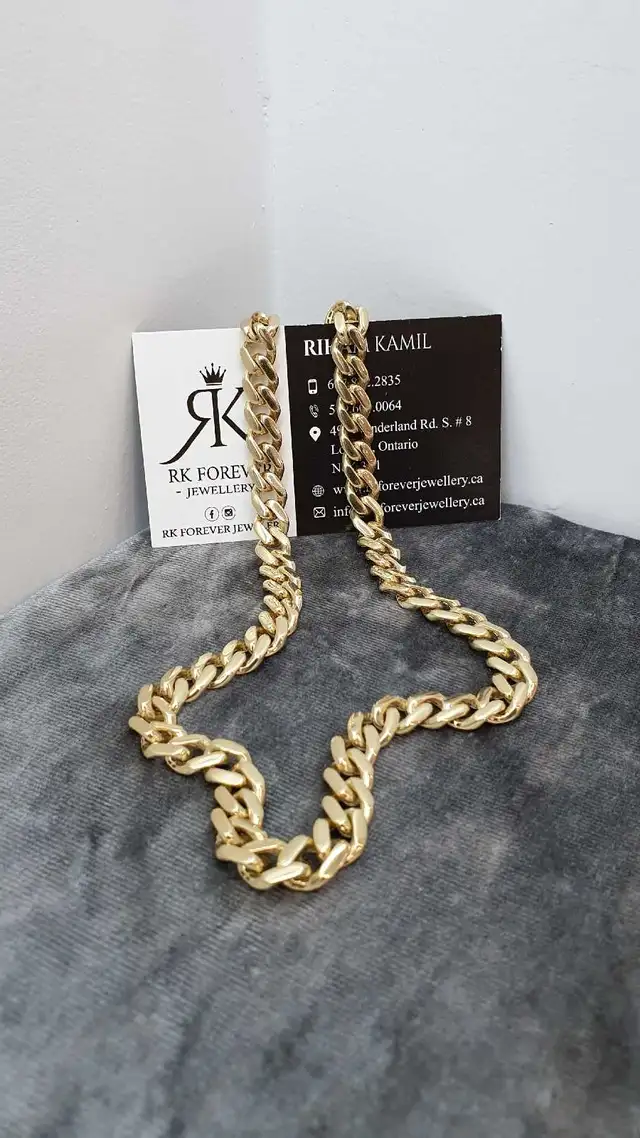 14k yellow gold chain # 367_16 - Photo 4