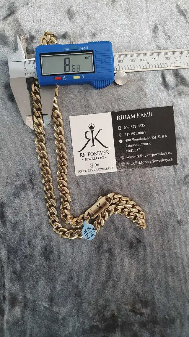 14k yellow gold chain # 367_16 - Photo 8