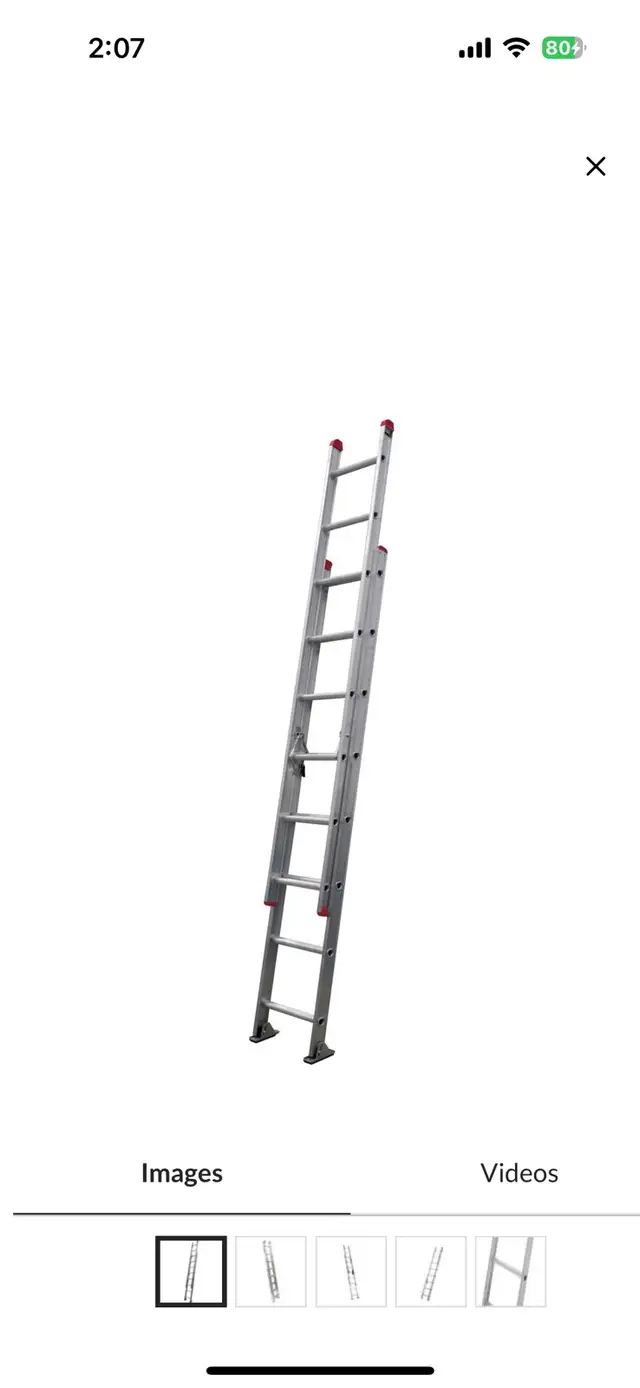 12 Foot Extended Ladder