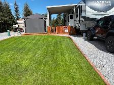 RV lot and Trailer beautifully located at Coyote Creek for sale!