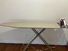 Almost new Mainstays 4 legs Iron Board with iron