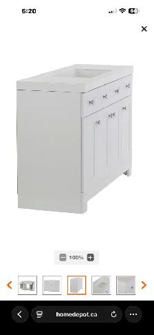 48.5" Cultured Marble Countertop/Rectangular Sink - Photo 4