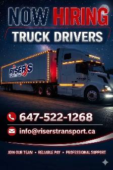 Truck Driver Needed – Detroit Runs – $25/hr   HST – Home Daily