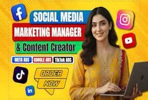 SOCIAL MEDIA MANAGEMENT TWITTER, INSTAGRAM, FACEBOOK & TIKTOK