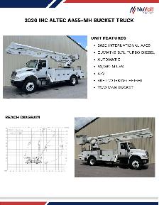 2020 International Altec AA55-MH Bucket Truck