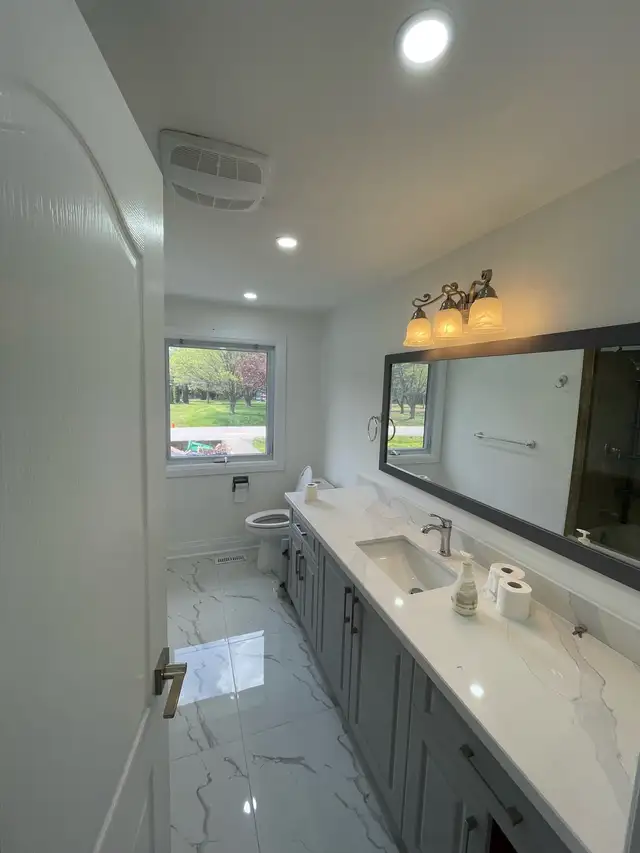 washroom reno