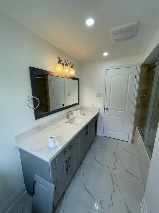 washroom reno - Photo 2