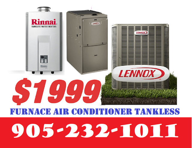Furnace, Air Conditioner,  Heat Pump, Tankless Water Heaters  Ca