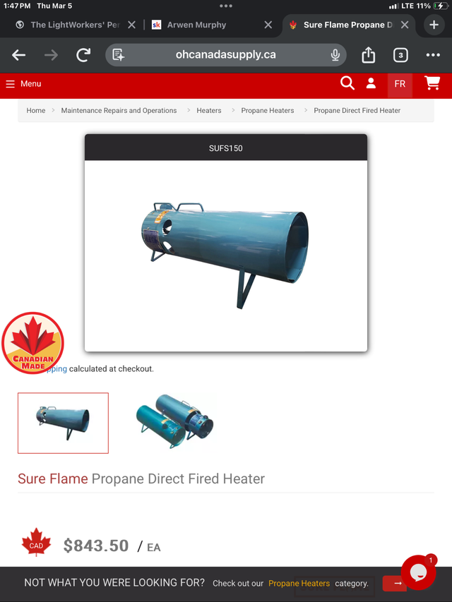 SureFlame Industrial Propane Heater - NEW - Photo 6
