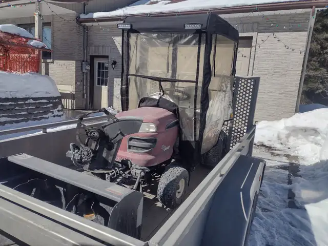 Tracteur a gazon CRAFTSMAN équiper pour servir 4 saisons - Photo 3