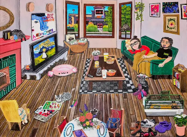 ​Bold Illustrative Acrylic Art | Custom Commissions