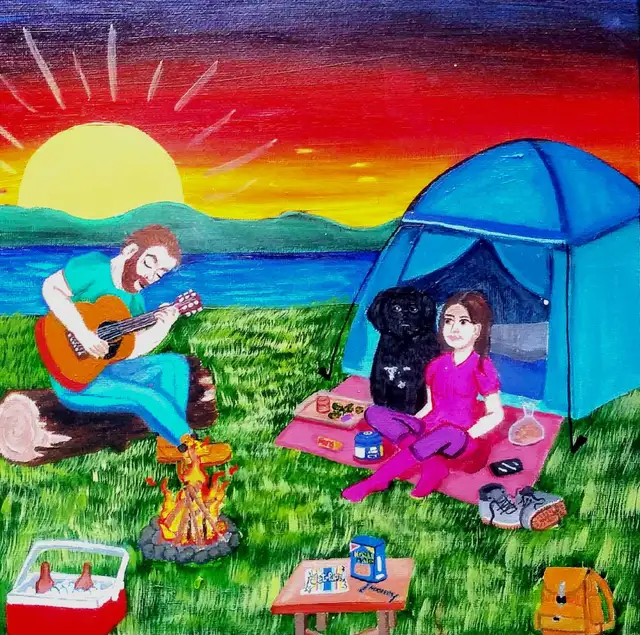 ​Bold Illustrative Acrylic Art | Custom Commissions - Photo 5