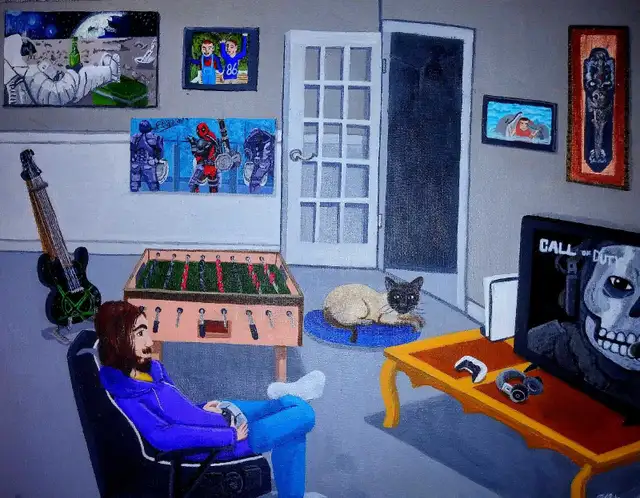 ​Bold Illustrative Acrylic Art | Custom Commissions - Photo 7