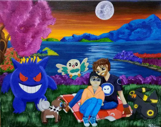 ​Bold Illustrative Acrylic Art | Custom Commissions - Photo 9