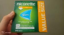 NICORETTE GUM PACK 210 PIECES