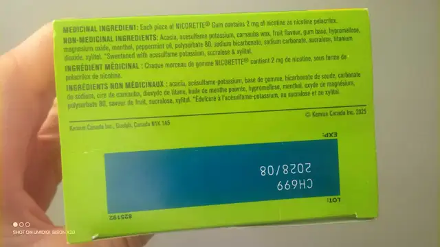 NICORETTE GUM PACK 210 PIECES - Photo 3