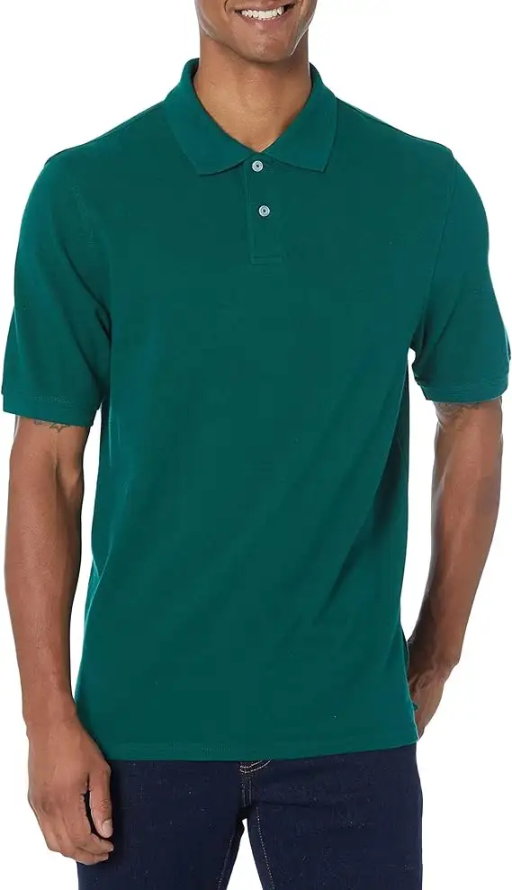 Mens Regular-Fit Cotton Pique Polo Shirt for sale L Scarborough - Photo 2