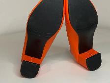 NEW Womens Orange Heels (Size 7.5) - Photo 3