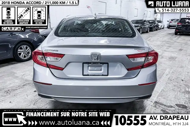 2018 HONDA Accord LX CARPLAY/LANE ASSIST/CAM/KEYLESS/DEMARREUR - Photo 9