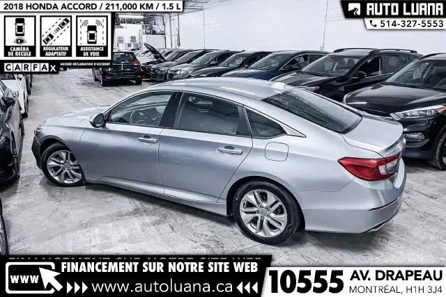 2018 HONDA Accord LX CARPLAY/LANE ASSIST/CAM/KEYLESS/DEMARREUR - Photo 10