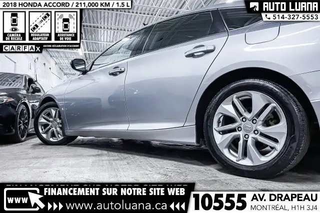 2018 HONDA Accord LX CARPLAY/LANE ASSIST/CAM/KEYLESS/DEMARREUR - Photo 11