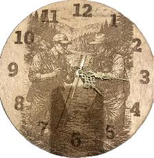 Hand made wooden clocks lazer engraved - Photo 7