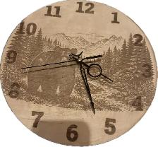 Hand made wooden clocks lazer engraved - Photo 10