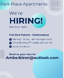 Full time painter/ maintenance person wanted - Photo 2