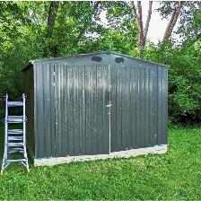 11’ x 20’ Metal Garage Shed – Heavy-Duty & Weather-Resistant - Photo 2