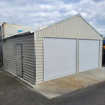 21’x19’ Metal Double Garage – Protect Cars, Equipment & Tools!
