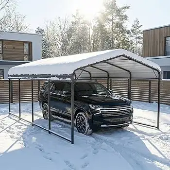 11’x19’ Steel Carport – Shield Your Vehicle from Weather! - Photo 2
